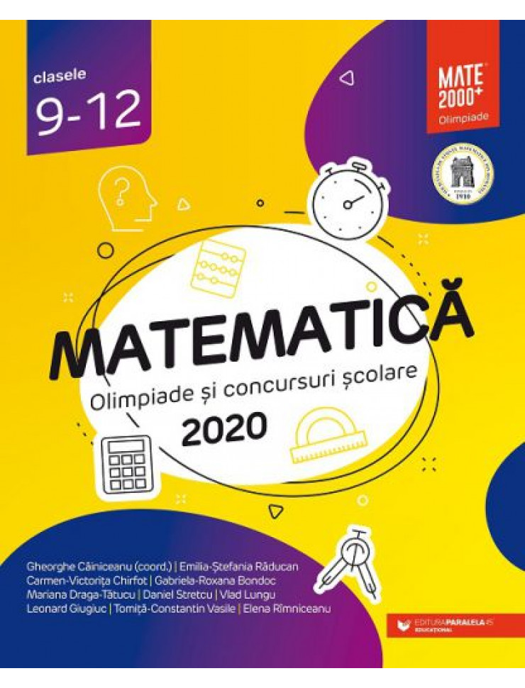 Matematica - Olimpiade si Concursuri Scolare 2020 (Clasele 9-12)