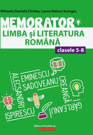 Memorator de limba şi literatura română - Clasele 5-8