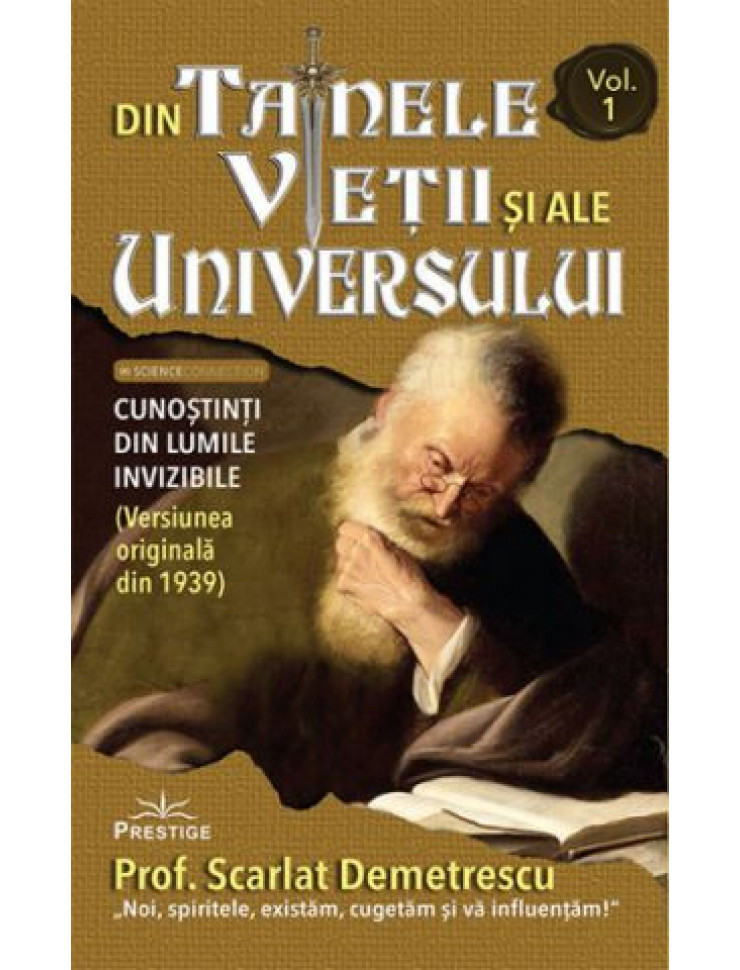 Din tainele vietii si ale universului - Set Volumele 1, 2, 3 (Versiunea originala din 1939)