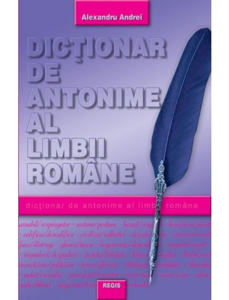 Dictionar de antonime al limbii romane