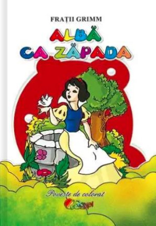 Alba ca zapada (Poveste de colorat format A5) Alba ca zapada (Poveste de colorat format A5)