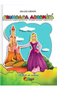 Frumoasa adormita (Poveste de colorat format A5)