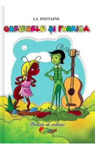 Greierele si furnica (Poveste de colorat format A5)