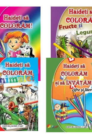 Pachet complet - Colectia Haideti sa coloram! Pachet complet - Colectia Haideti sa coloram!