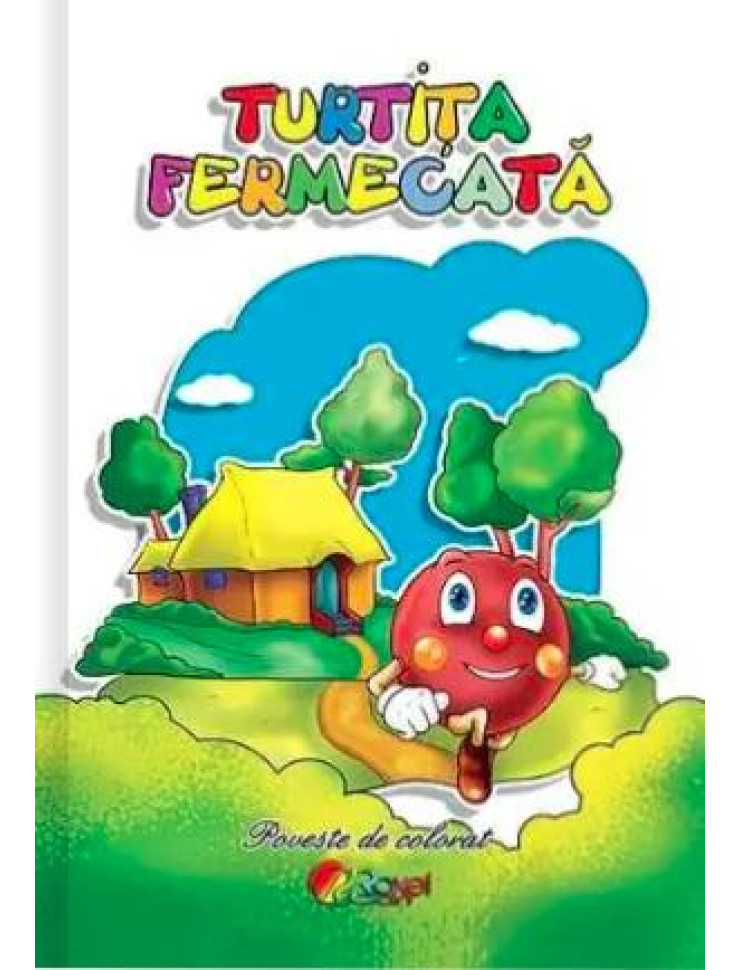 Turtita fermecata (Poveste de colorat format A5)