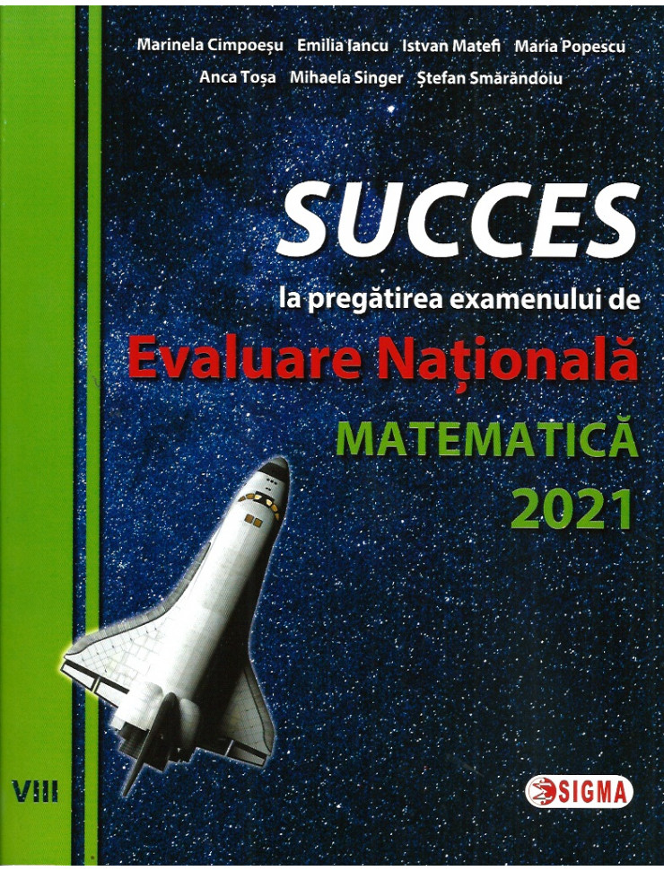 Matematica - Succes la pregatirea examenului de EVALUARE NATIONALA 2021