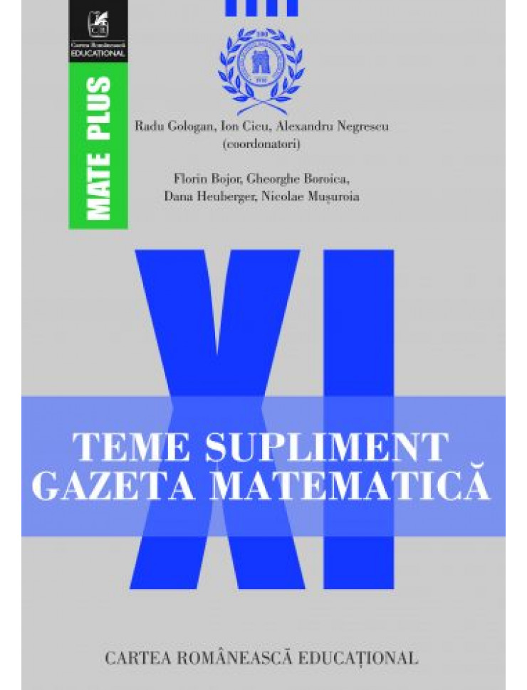 Teme Supliment - Gazeta Matematica (Clasa 11)