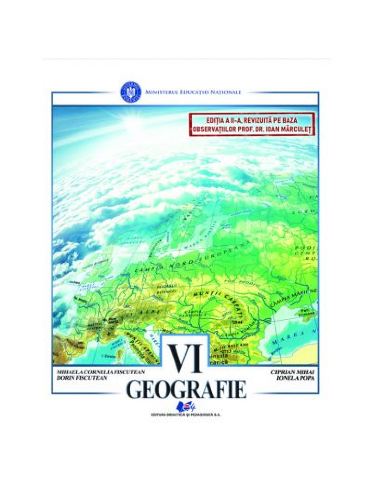 Geografie. Manual Clasa a 6-a (Fiscutean)