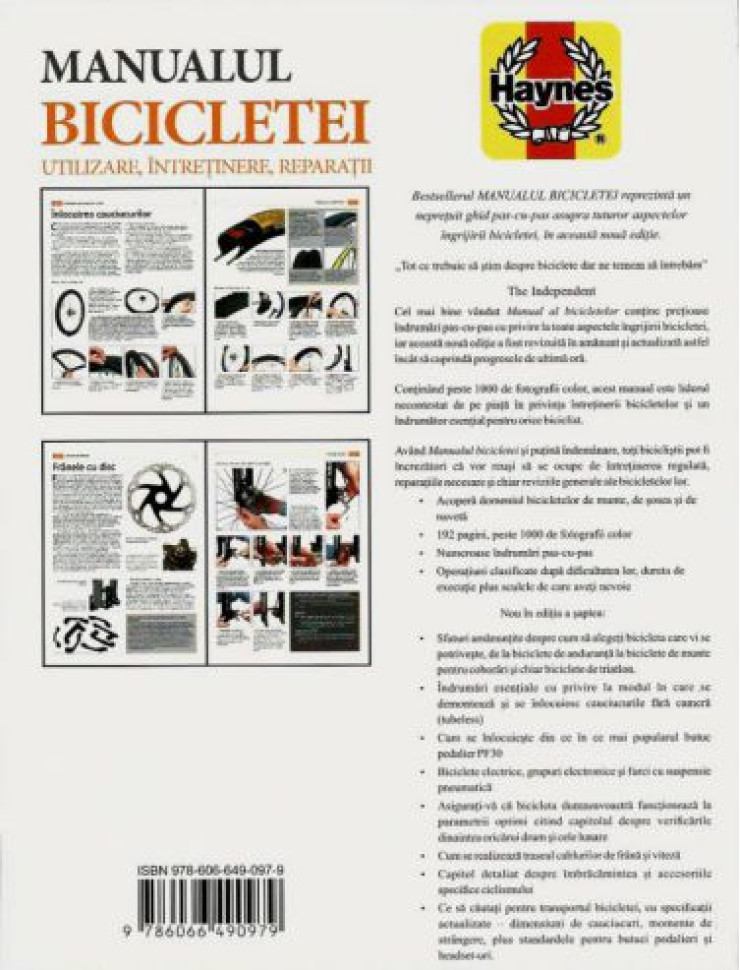 Manualul Bicicletei (Utilizare. Intretinere. Reparatii)