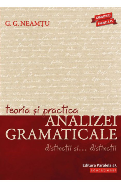 Teoria si Practica Analizei Gramaticale Teoria si Practica Analizei Gramaticale