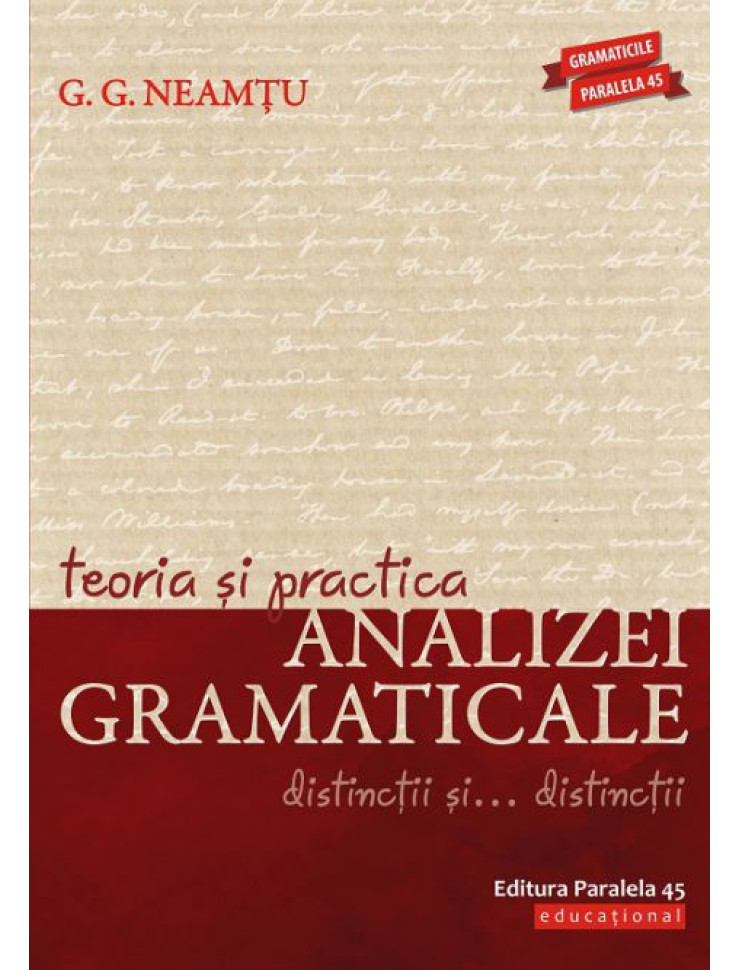 Teoria si Practica Analizei Gramaticale