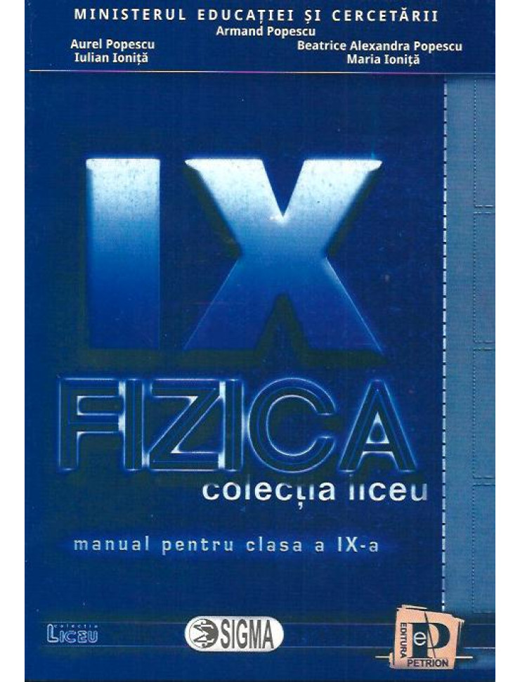 Fizica: Manual pt. Clasa a 9-a