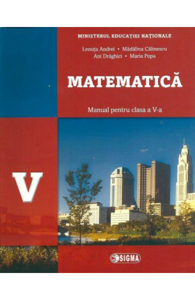 Matematica - Manual Clasa a V-a Matematica - Manual Clasa a V-a