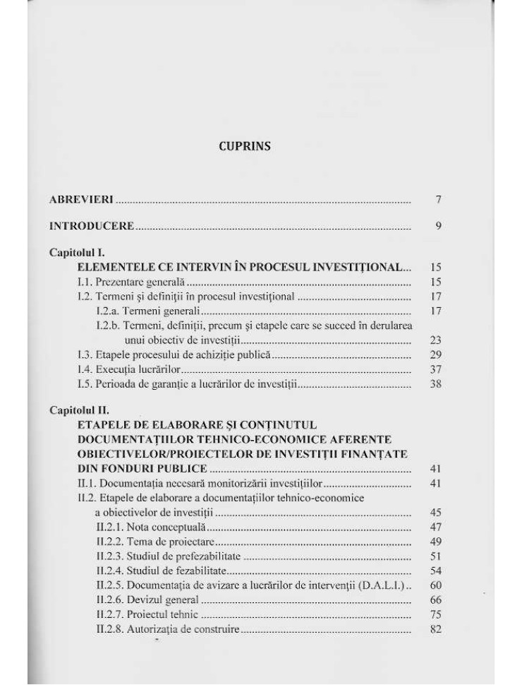 Cerinte Tehnice & Contabile ale Cheltuielilor de Capital din Fonduri Publice (2019)