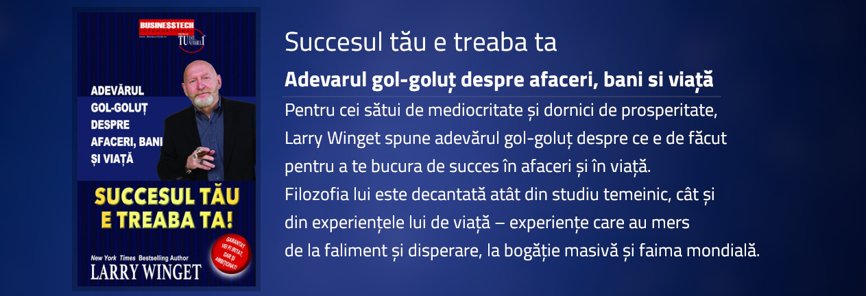 Succesul tau e treaba ta