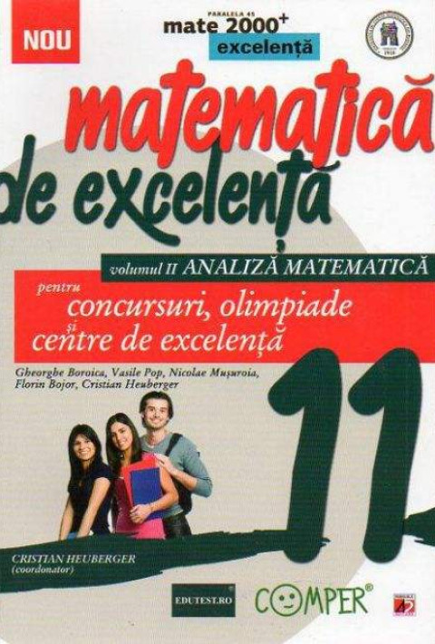 Matematica de excelenta volumul 2 Analiza matematica clasa a 11-a